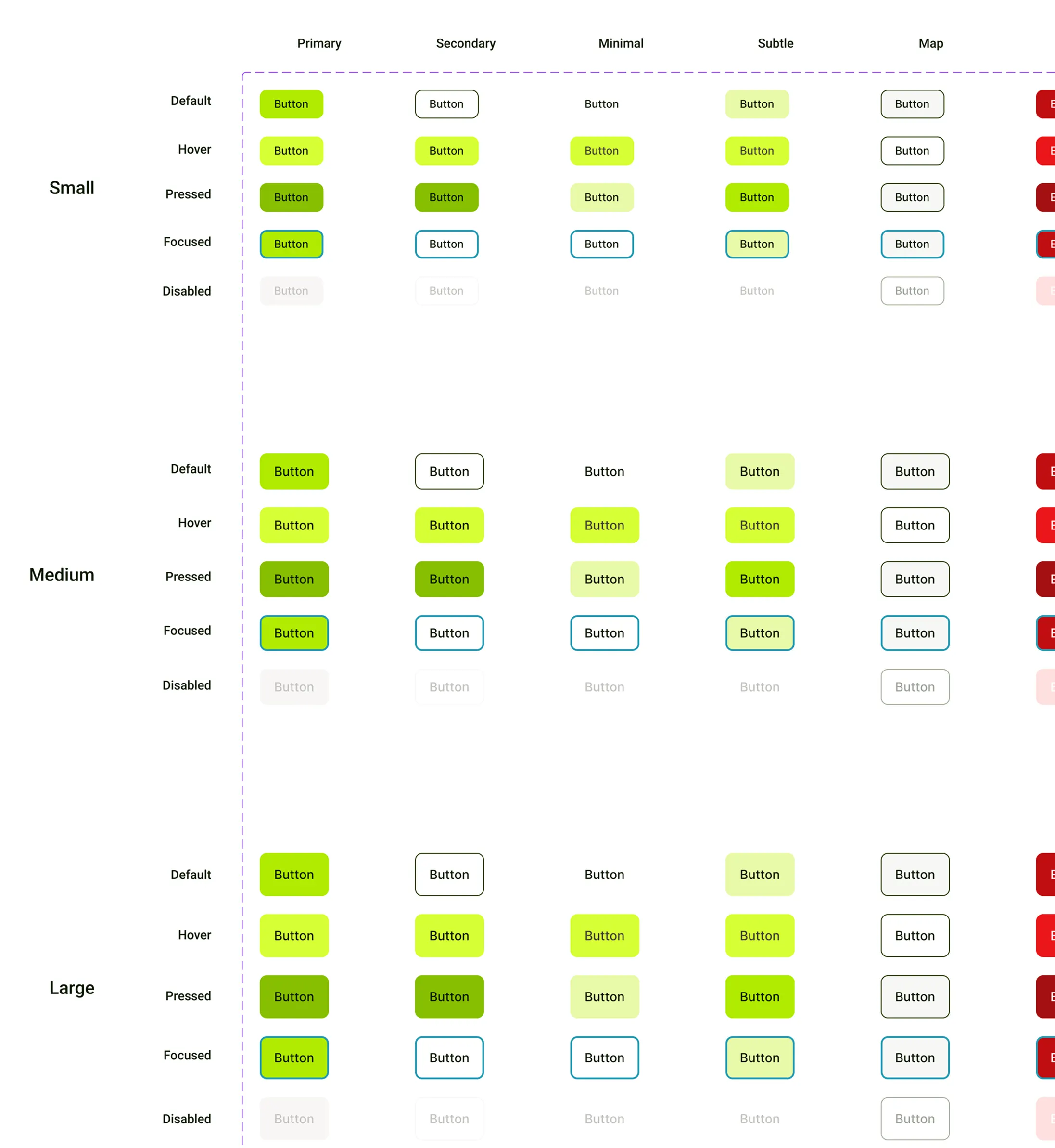 Atlas Carbon design system — variables and component states