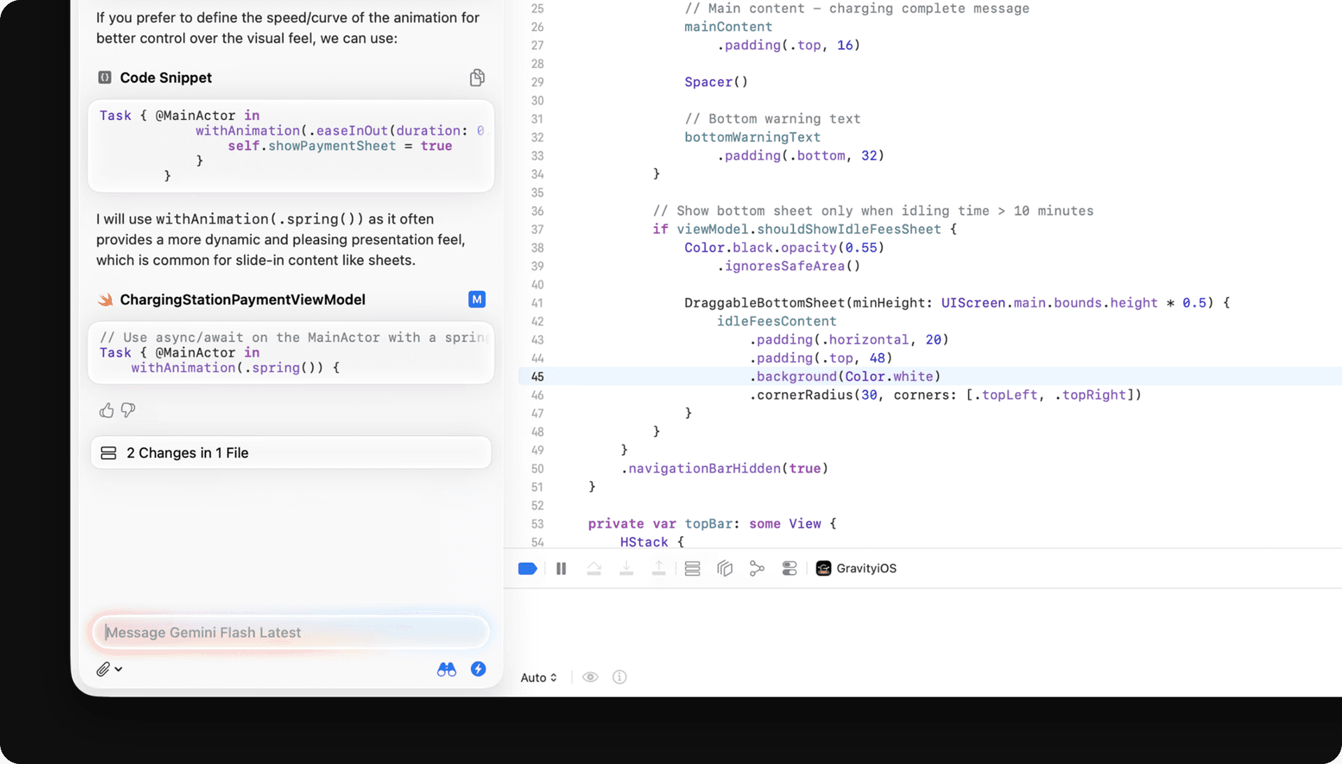 Leveraging AI — Cursor and Xcode 26 prototyping workflow alongside ChatGPT exploration