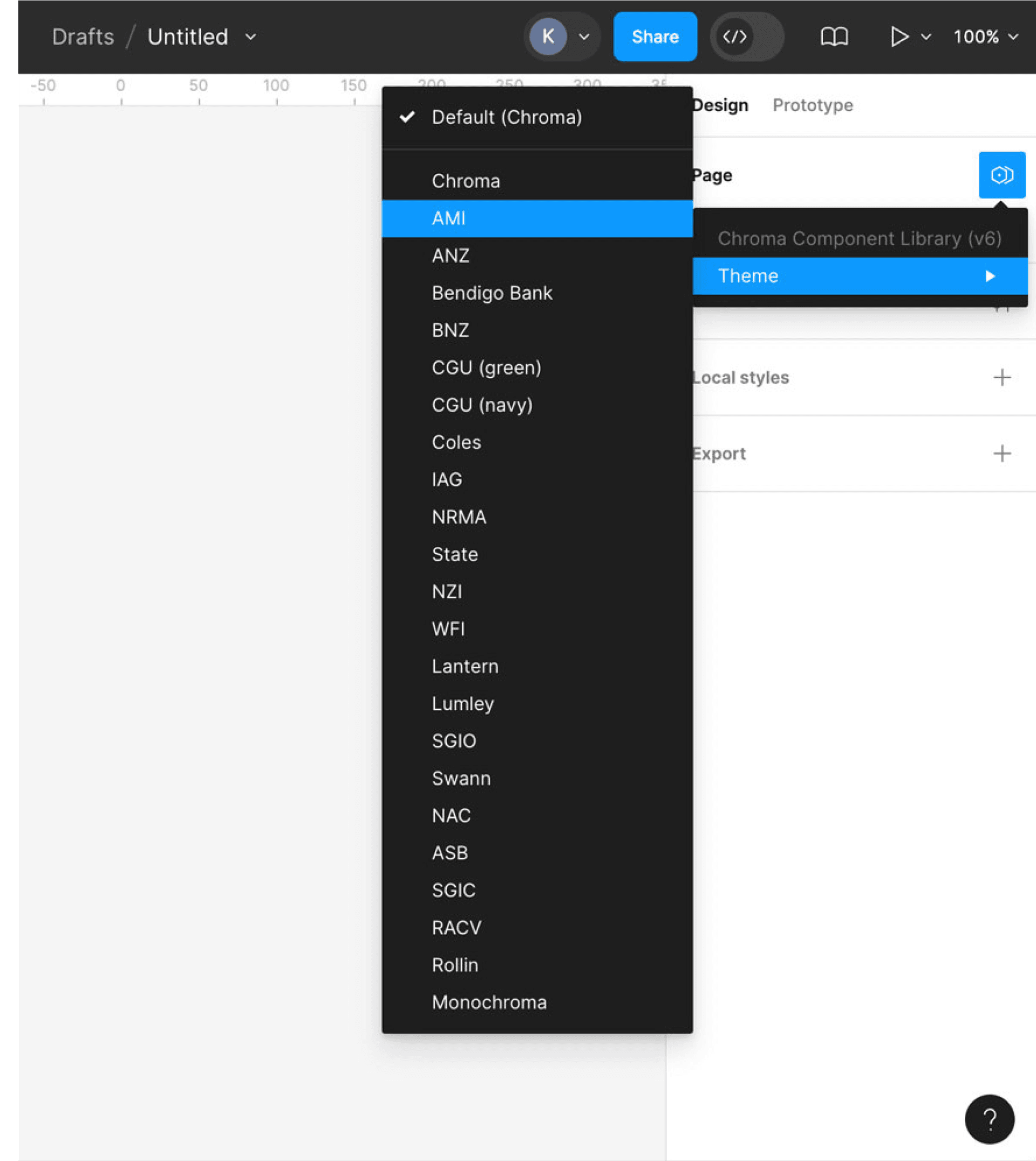 Design tokens — typography, colour and spacing scale documentation